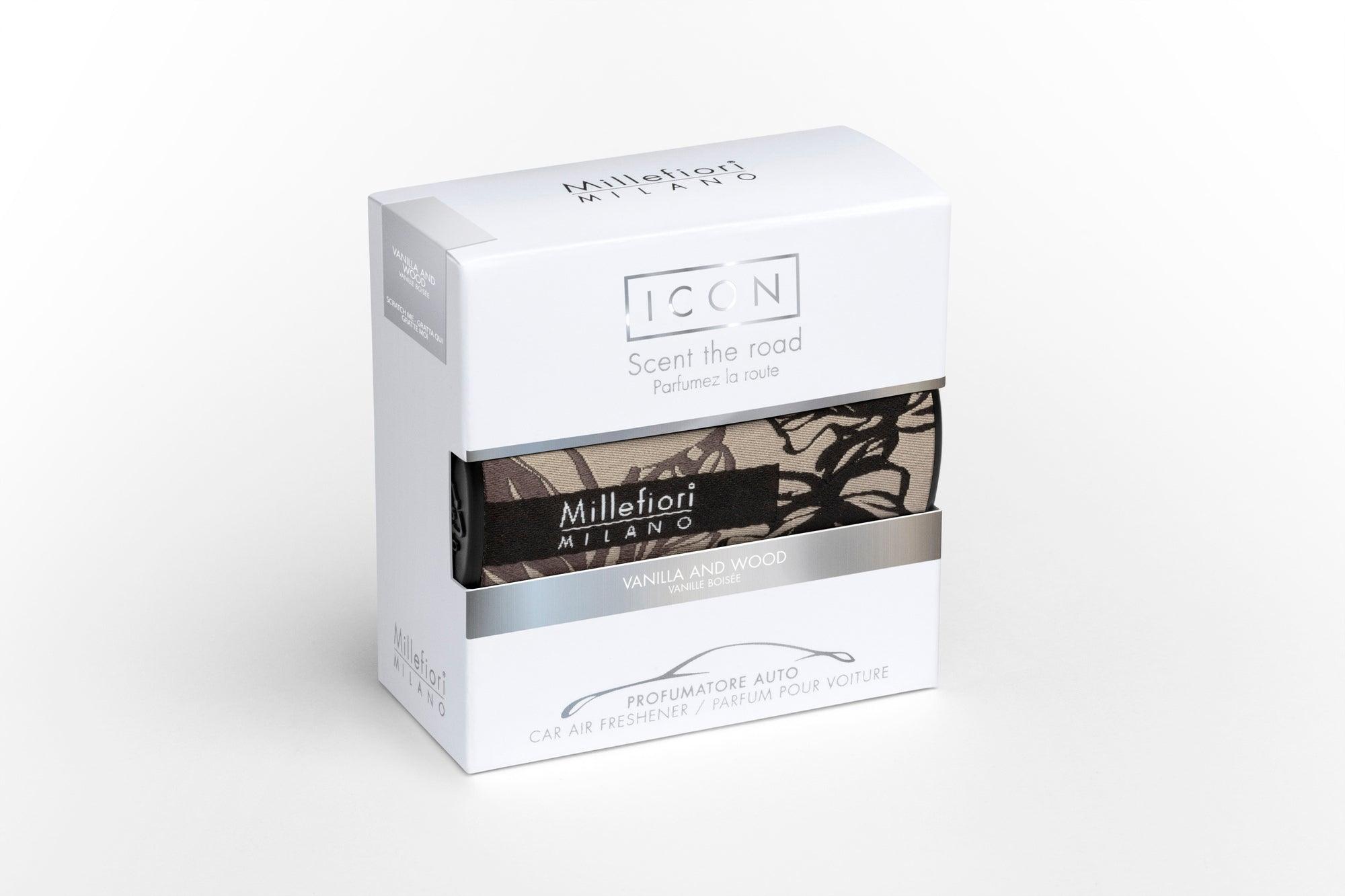 ICON PROFUMATORE PER AUTO TEXTILE FLORAL VANILLA AND WOOD