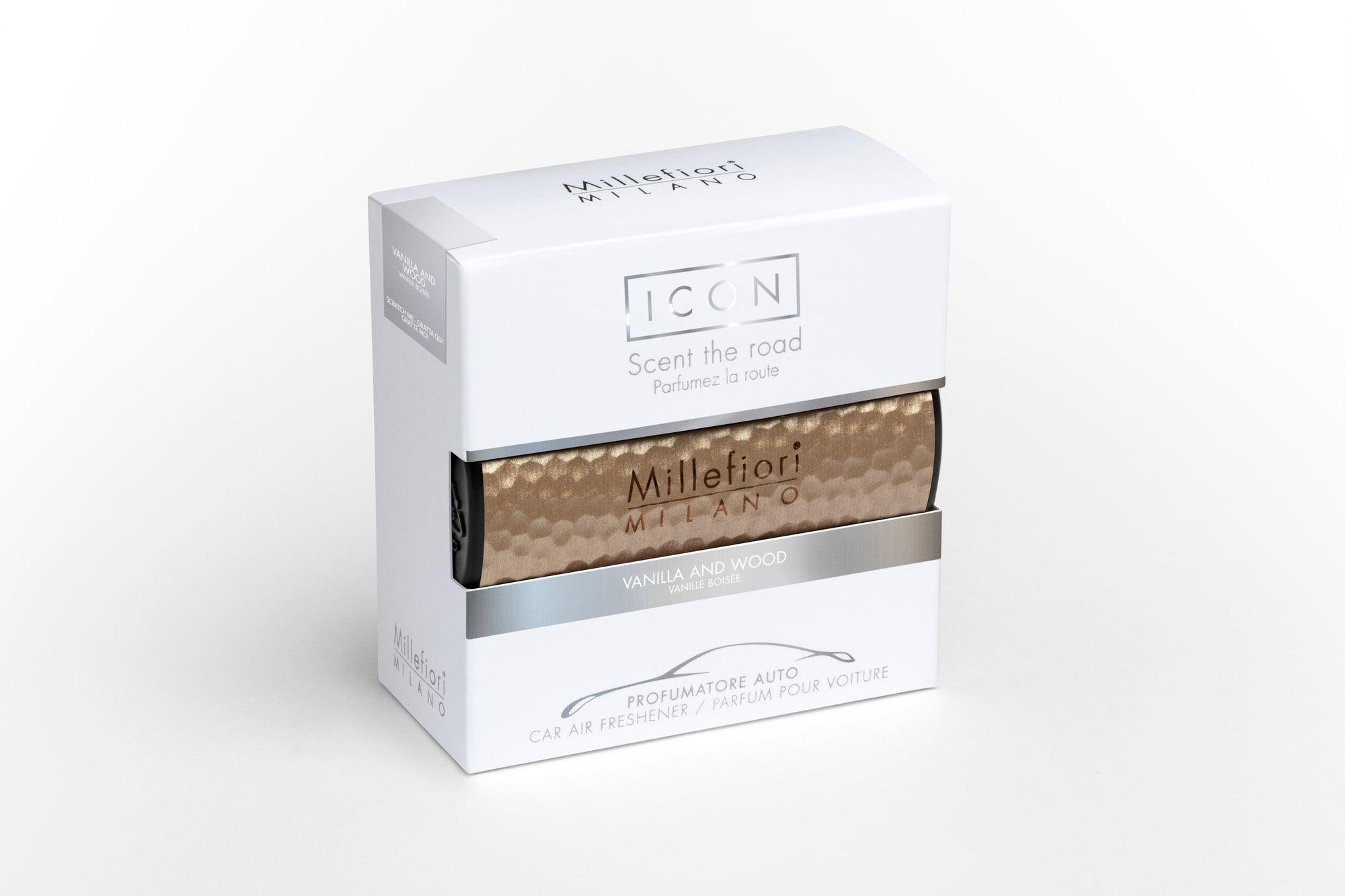 ICON PROFUMATORE PER AUTO METAL SHADES VANILLA AND WOOD